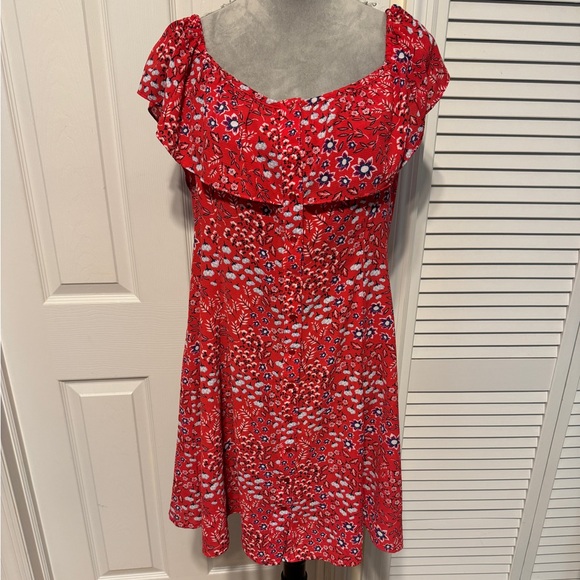 BeBop Floral Off Shoulder Snap Closure Dress XXL - Picture 1 of 6